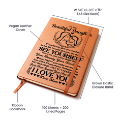 To My Beautiful Daughter – Leather Journal