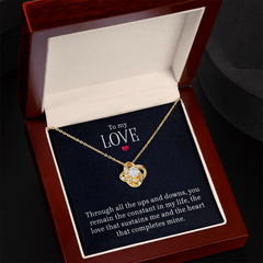 To My Love - Lov eKnot Necklace